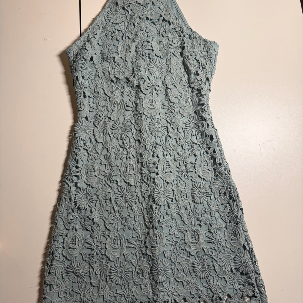 Lulus Elegant Lace Women Dress in Green